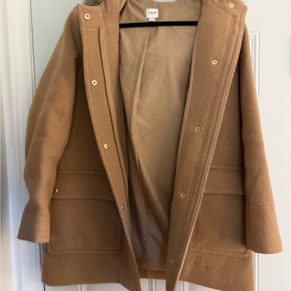 J. Crew Women's Camel Utility Jacket - Picture 2 of 8